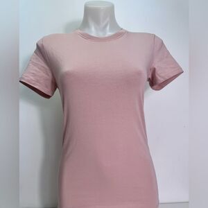 easy standard Blush Pink Women's Short Sleeve Tee Sz M NWT